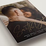 "Willow" - Save the Dates in Powder by Sandra Picco Design - Detail