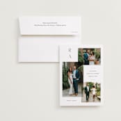 "Multiple" - Save the Dates in Cotton by Jessica Williams - Save the Date with Envelope