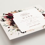 "harvest" - Save the Dates in Eggshell by Leah Bisch - Detail