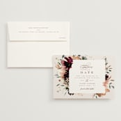 "harvest" - Save the Dates in Eggshell by Leah Bisch - Save the Date with Envelope