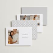"Elegant Trio" - Save the Dates in Lace by Nicole Walsh - Back of Card Options