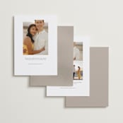 "Joie" - Save the Dates in Golden by Ani Somi - Back of Card Options