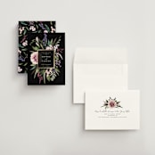 "Bold Bouquet" - Save the Dates in Midnight by Susan Moyal - Assembled