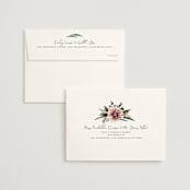 "Bold Bouquet" - Save the Dates in Midnight by Susan Moyal - FREE Recipient Addressing