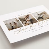 "Topside" - Save the Dates in Pearl by Sarah Brown - Detail