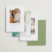 "Kiawah" - Save the Dates in Cloud by Erika Firm - Back of Card Options