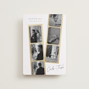 "Snapshots" - Save the Dates in Pearl by Leah Bisch - Front
