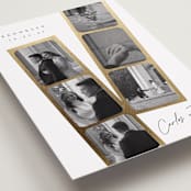"Snapshots" - Save the Dates in Pearl by Leah Bisch - Detail