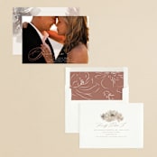 "symphonious" - Save the Dates in Tea Rose by Design Lotus - Assembled