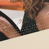 "symphonious" - Save the Dates in Tea Rose by Design Lotus - Detail