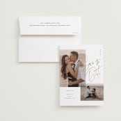 "Flirt" - Save the Dates in Ink by Kristie Kern - Save the Date with Envelope