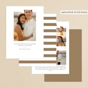 "Rosemary" - Save the Dates in Sugar by Jessica Williams - Back of Card Options