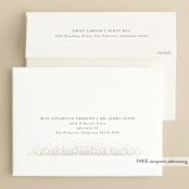 "Glittery Shine" - Save the Dates in Tuxedo by Lori Wemple - FREE Recipient Addressing