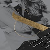 "&" - Save the Dates in Snow by Lori Wemple - Detail