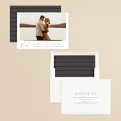 "Modern bar" - Save the Dates in Paper by Stacey Meacham - Assembled