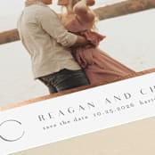 "Modern bar" - Save the Dates in Paper by Stacey Meacham - Detail