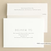 "Modern bar" - Save the Dates in Paper by Stacey Meacham - FREE Recipient Addressing