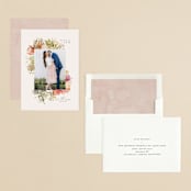 "Floral Bouquet" - Save the Dates in Spice by Lori Wemple - Assembled
