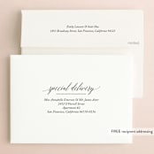 "Opulent" - Save the Dates in Navy by Jessica Williams - FREE Recipient Addressing