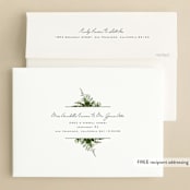"Diamante" - Save the Dates in Forest by Leah Bisch - FREE Recipient Addressing