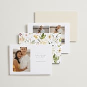 "Gracieux" - Save the Dates in Midnight by Benita Crandall - Back of Card Options