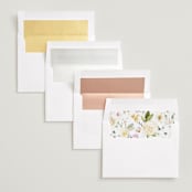 "Gracieux" - Save the Dates in Midnight by Benita Crandall - Envelope Liner Options