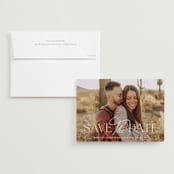 "Enchanting" - Save the Dates in Sugar by Jessica Williams - Save the Date with Envelope