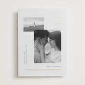 "simple line" - Save the Dates in Mist by Sumak Studio - Front