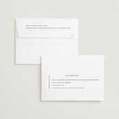 "simple line" - Save the Dates in Mist by Sumak Studio - FREE Recipient Addressing