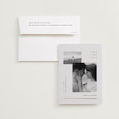 "simple line" - Save the Dates in Mist by Sumak Studio - Save the Date with Envelope
