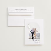 "Elevate" - Save the Dates in Diamond by Jenna Holcomb - Save the Date with Envelope