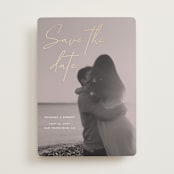 "Blush" - Save the Dates in Rose by Sumak Studio - Front