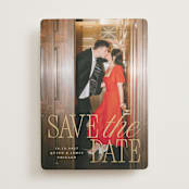 "Love Song" - Save the Dates in Snow by Pixel and Hank - Front