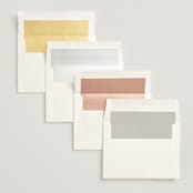 "Love Song" - Save the Dates in Snow by Pixel and Hank - Envelope Liner Options