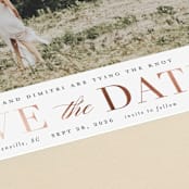 "Timeless Love" - Save the Dates in Whipped Cream by Stacey Meacham - Detail