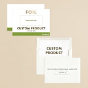 "Landscape" - Save the Dates in Golden by Minted - Assembled