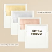 "Landscape" - Save the Dates in Golden by Minted - Envelope Liner Options