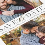 "Balance" - Save the Dates in Golden by Jessica Williams - Detail