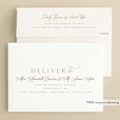 "Connection" - Save the Dates in Snow by Kristie Kern - FREE Recipient Addressing