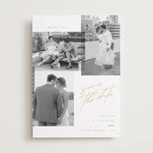 "Forte" - Save the Dates in Cognac by Kristie Kern - Front
