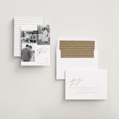 "Forte" - Save the Dates in Cognac by Kristie Kern - Assembled