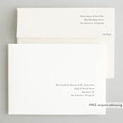 "Narrative" - Save the Dates in Black Tie by Jennifer Postorino - FREE Recipient Addressing