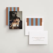 "His & Hers" - Save the Dates in Camel by Maria Alou - Assembled