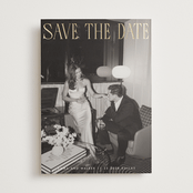 "classic timeless" - Save the Dates in Snow by Maja Cunningham - Front