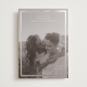 "boxed in" - Save the Dates in Quartz by Jenny Millington - Front