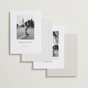 "boxed in" - Save the Dates in Quartz by Jenny Millington - Back of Card Options