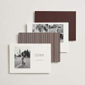 "Aperitif" - Save the Dates in Fig by Megan Davis - Back of Card Options