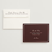 "Aperitif" - Save the Dates in Fig by Megan Davis - Save the Date with Envelope