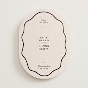 "Croquet" - Save the Dates in Ink by Megan Davis - Front