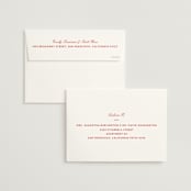 "Croquet" - Save the Dates in Cherry by Megan Davis - FREE Recipient Addressing